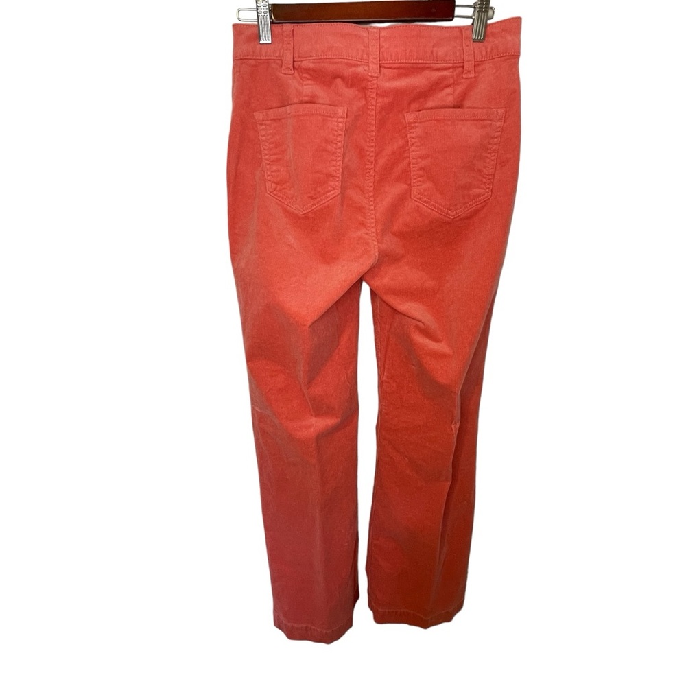 Draper James RSVP women’s wide-leg corduroy pants salmon pink size 10